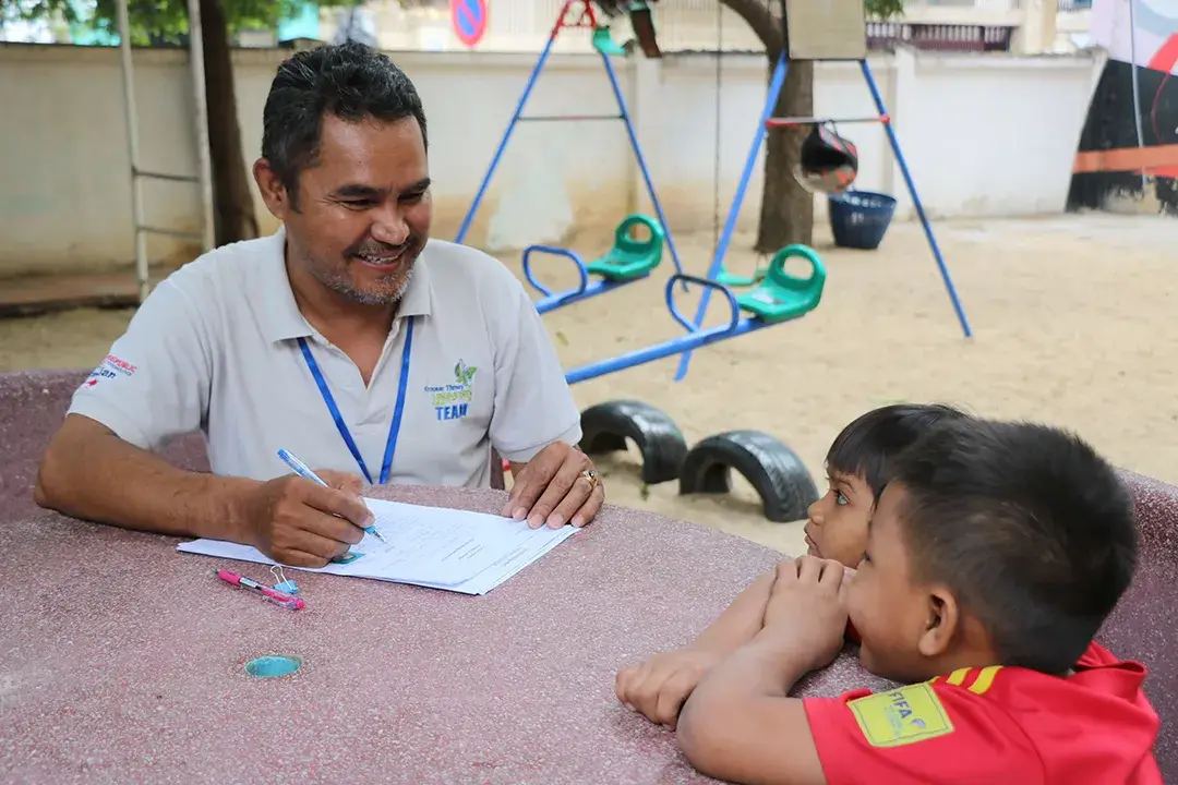 The social workers of the Child Welfare Program
