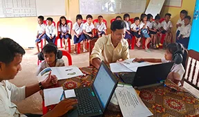 SCREENING AND SUPPORT WITH ADAPTED EDUCATION FOR CHILDREN WITH HEARING IMPAIRMENT