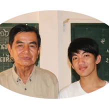 Menghay, deaf student in Kampong Cham school